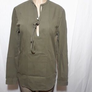 ASOS Button Long Sleeve Tunic Shirt